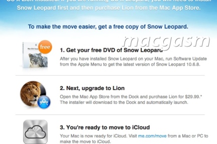 苹果向MobileMe用户免费赠送雪豹系统DVD，鼓励用户升级并使用iCloud
