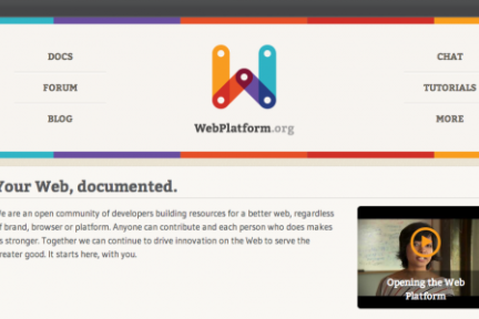 苹果、Google、微软、Facebook等共推维基式开放网站Web Platform，打造网络标准和技术内容的统一、权威发布平台