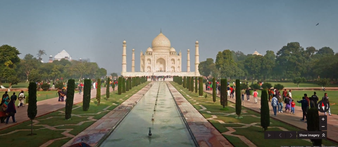 Google 街景带你领略泰姬陵的美