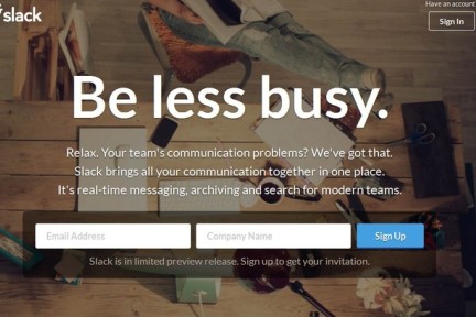 Flickr创始人的新产品Slack上线一天就有8000多公司注册，主打企业内沟通协作