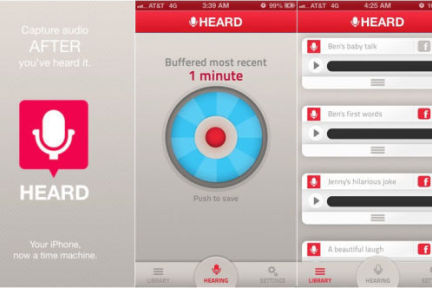 不记得刚刚说了什么？iOS时光机应用Heard带你穿越到过去