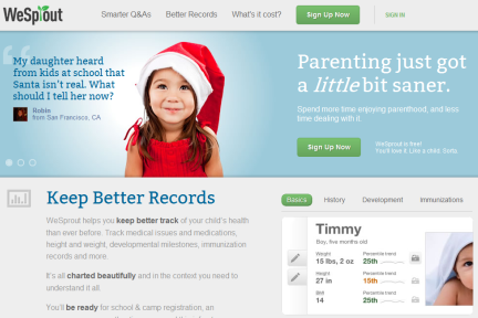 婴幼儿健康记录&问答社区WeSprout，让父母更专注孩子的健康成长