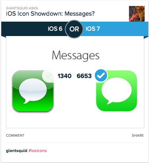 iOS 7 图标 VS iOS 6图标，你爱哪个？