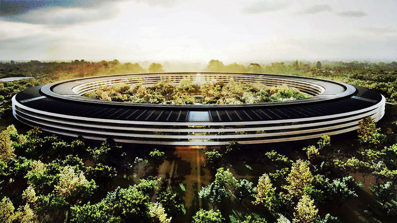 苹果新总部为何迟迟不能交付？因为要像生产iPhone那样建造“太空船”