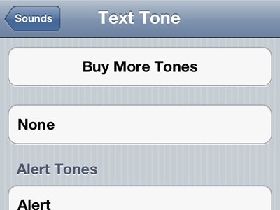 You can finally customize alert tones and not just ringtones.