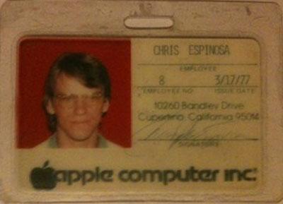 #8 Chris Espinoza was working at Apple part time in high school