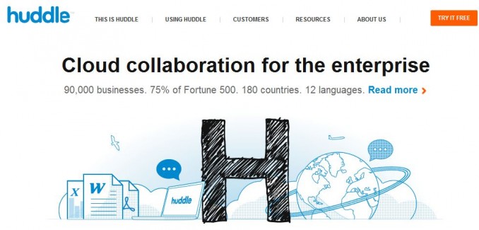 打造云端企业文件协作与管理服务，创业公司Huddle获2400万美元投资