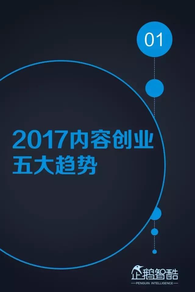 内容创业新风向 | 企鹅智酷发布2017自媒体趋势报告