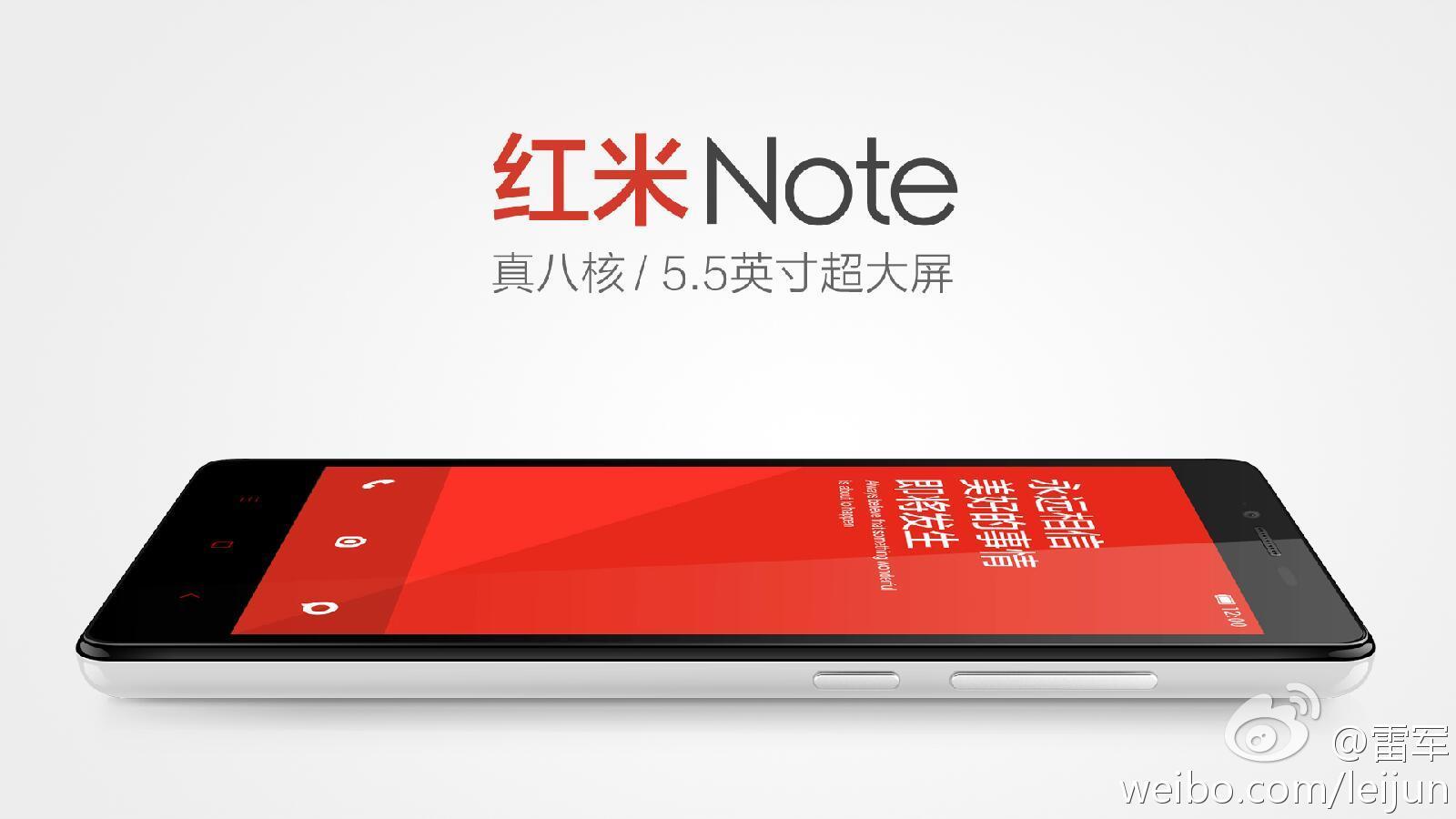 8点1氪：雷军微博公布红米Note详细参数