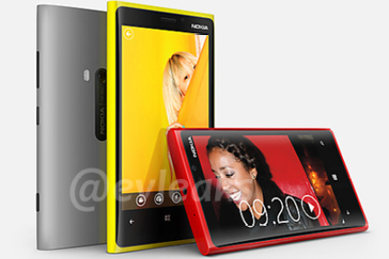 诺基亚两款Windows Phone 8手机照片提前泄露：Lumia 820与Lumia 920