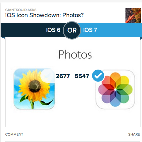 iOS 7 图标 VS iOS 6图标，你爱哪个？