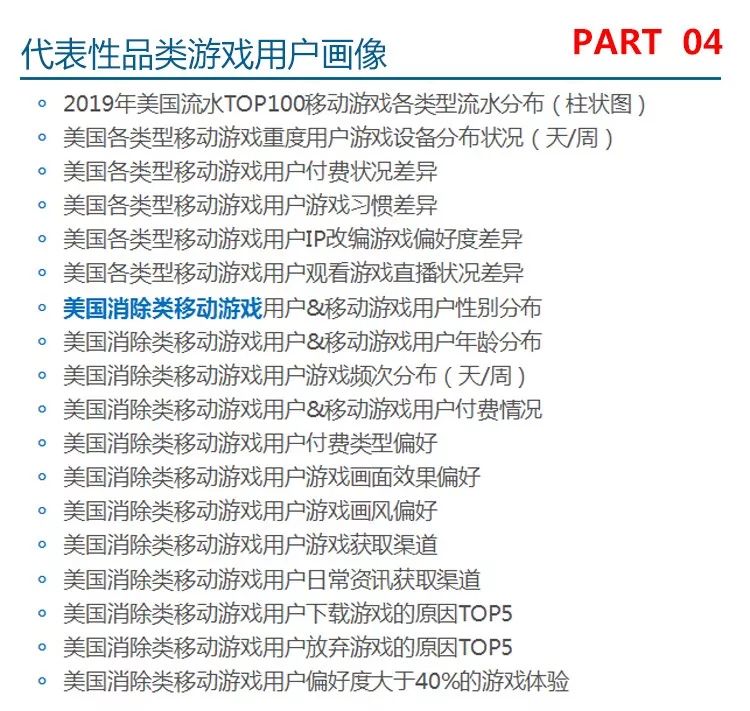 《美国移动游戏市场及用户行为调查报告》发布：3169用户调研150+图表揭示美国六类游戏潜力巨大