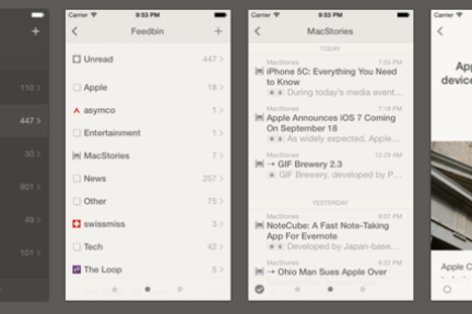 RSS阅读器应用Reeder 2上架App Store