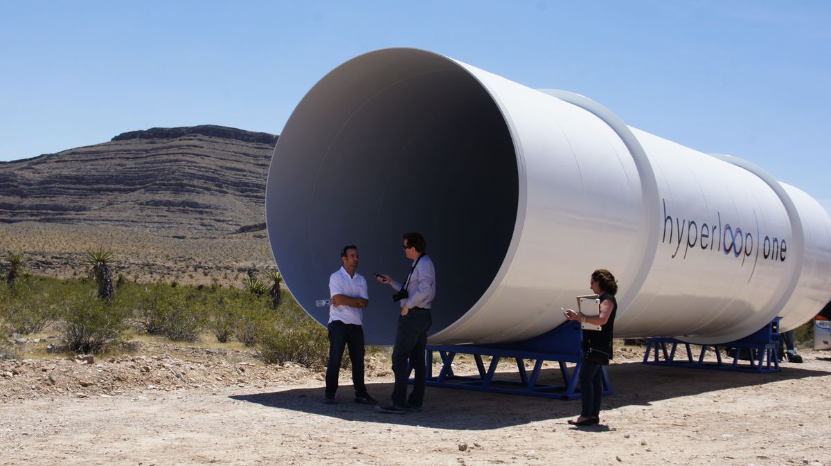 时速甩高铁 4 倍有余的 Hyperloop One 超级高铁，正临近试跑测试 | 图说