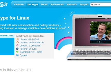 Skype 4.1登陆Linux，和Windows版同样支持微软账户登录