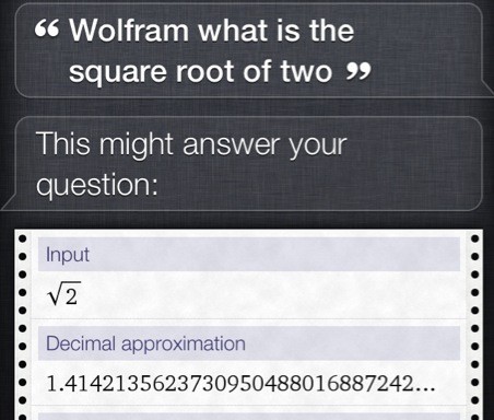 完美组合：Siri+Wolfram Alpha的十种酷用法