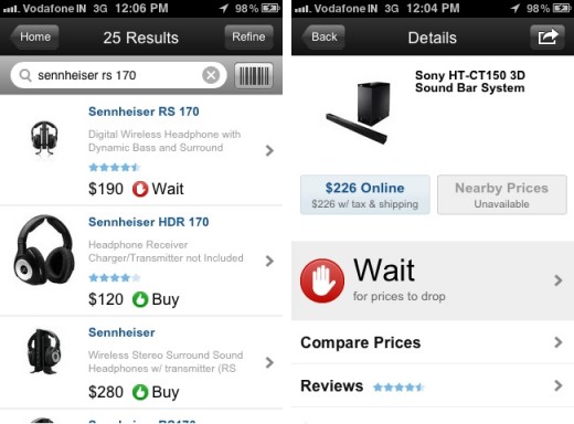 decide iphone 520x384 Decide’s iPhone App Helps You Buy Gadgets When the Price is Right