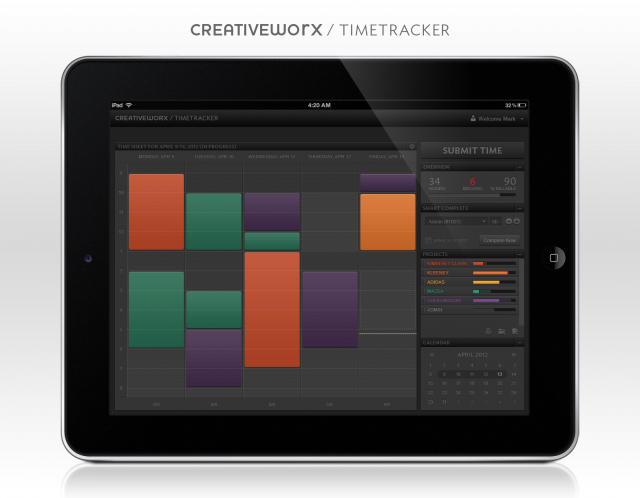 CreativeWorx发布TimeTracker：创意工作者的全自动时间跟踪工具