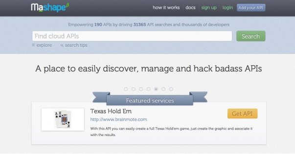 创业公司mashape获得150万美元种子投资做api买卖
