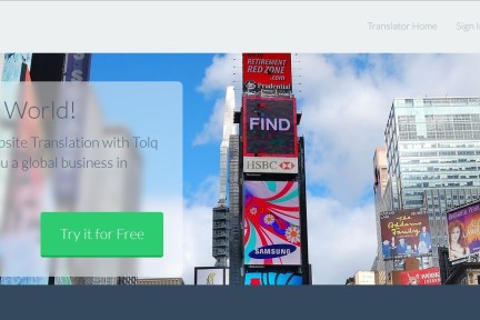 看众包模式新玩法，Tolq将你的网站优质高效地翻译成35种语言