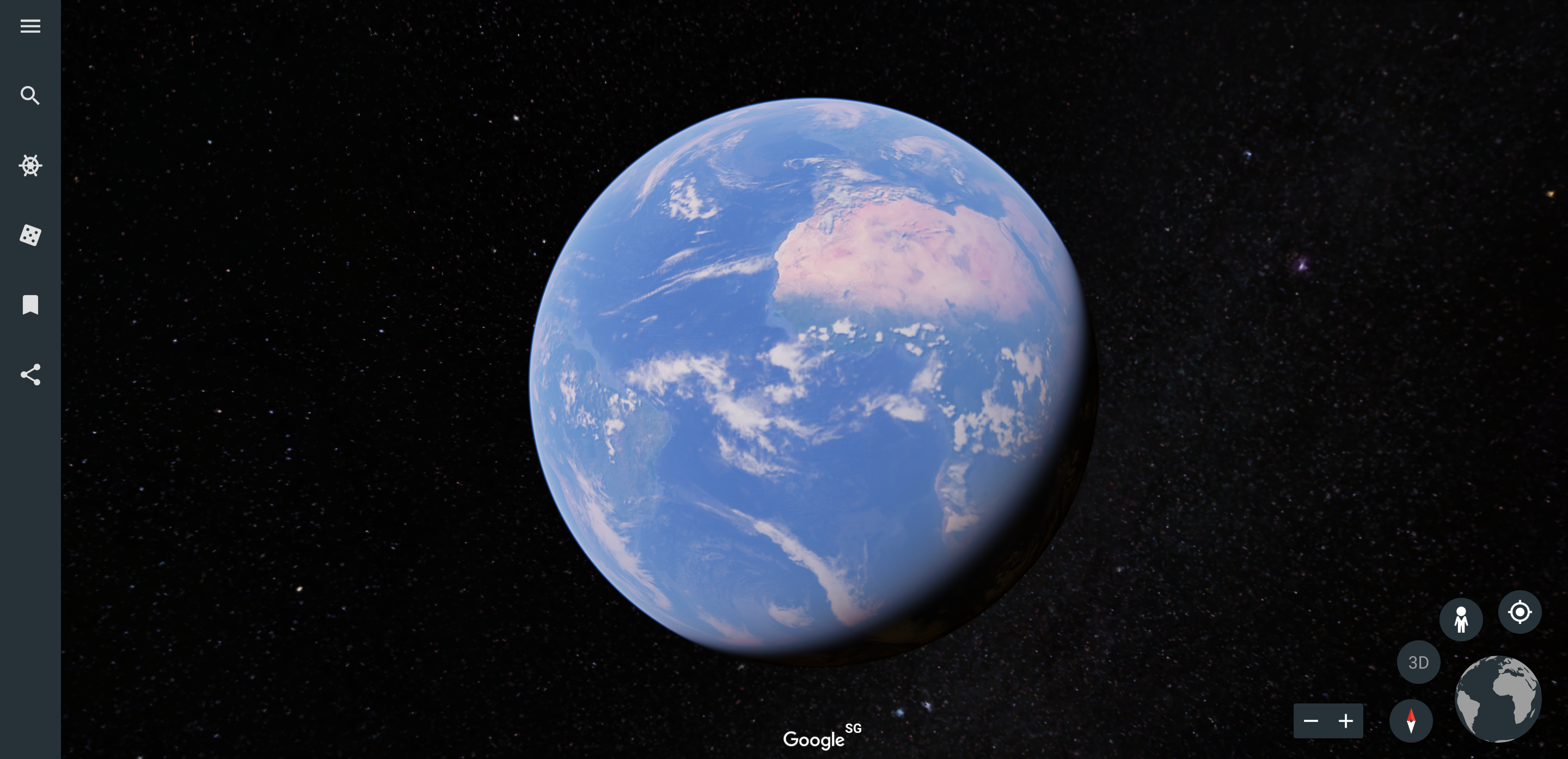 一個人即使窮極一生也無法踏遍地球的每一個角落,但是google earth給