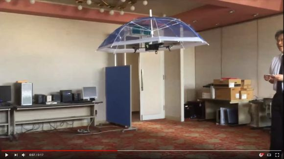 日本公司推出无人机伞，探索无人机应用边界