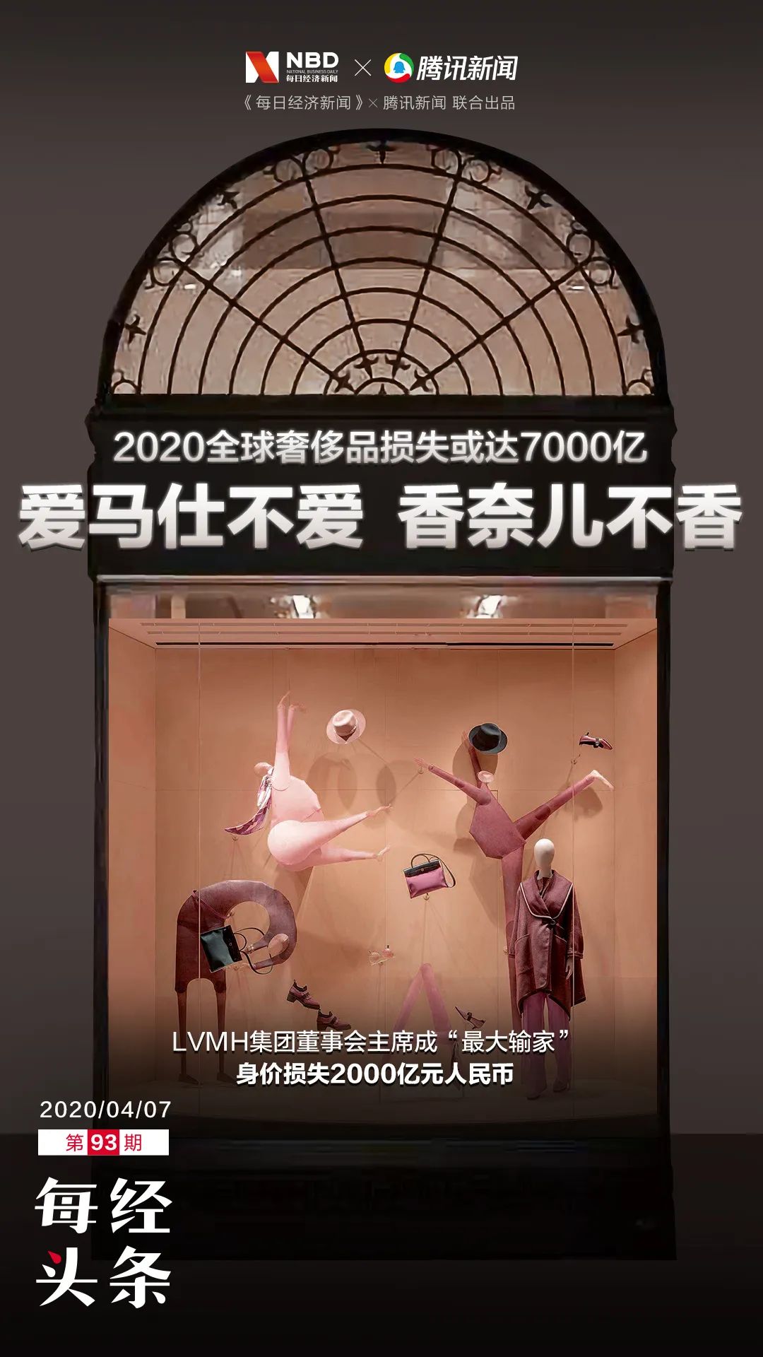 全球奢侈品2020年损失或达7000亿…爱马仕不爱，香奈儿不香