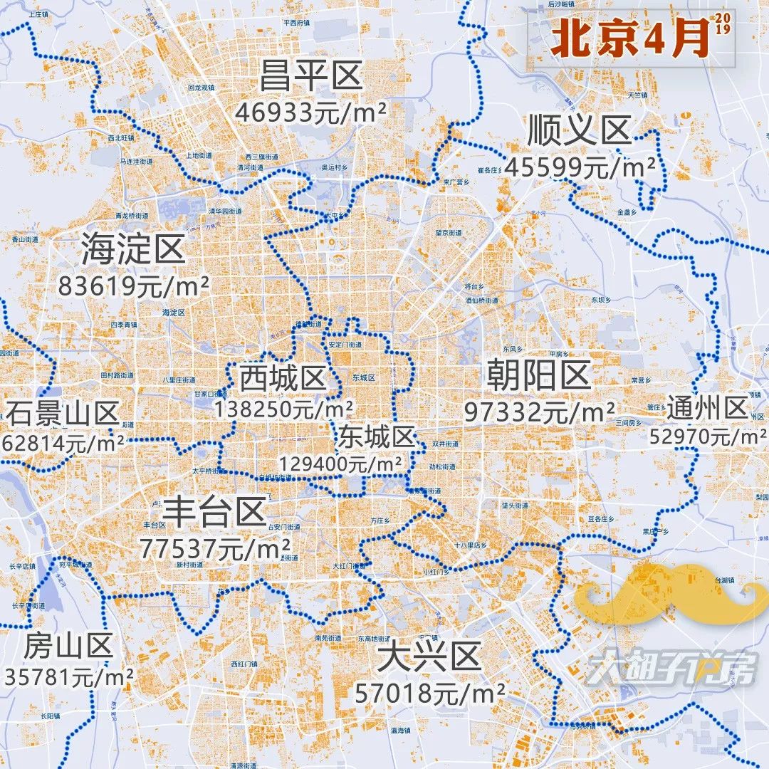 2019年4月热点城市【房价地图】