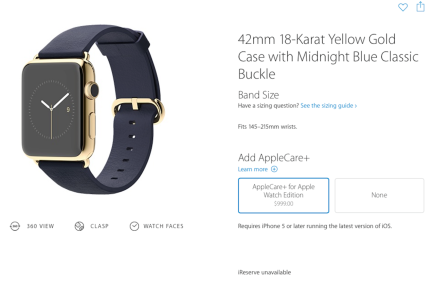 9点1氪：Apple Watch将于4月10日下午3点开放预售，配套的AppleCare+服务售价59-999美元