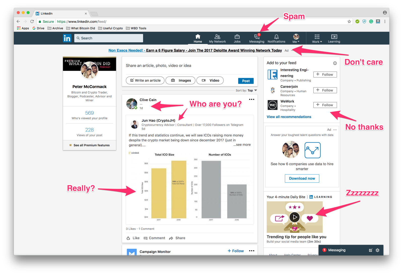 虚伪的职场社交：领英变得越来越没意义了