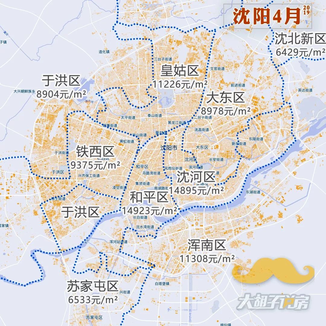 2019年4月热点城市【房价地图】