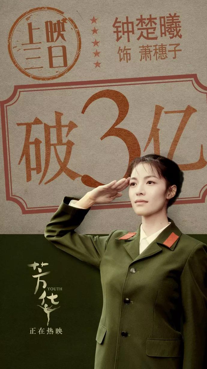 芳华累计票房突破3亿国内正式进入到口碑为王的时代