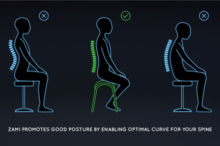 坐姿不妥？压力感应凳Zami Smart提醒你起来重坐