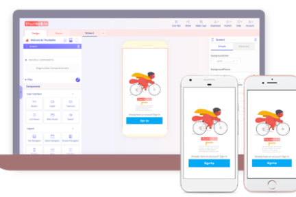 「Thunkable」不仅让人人都能构建APP，还打通了 IOS 和 Android 的界限