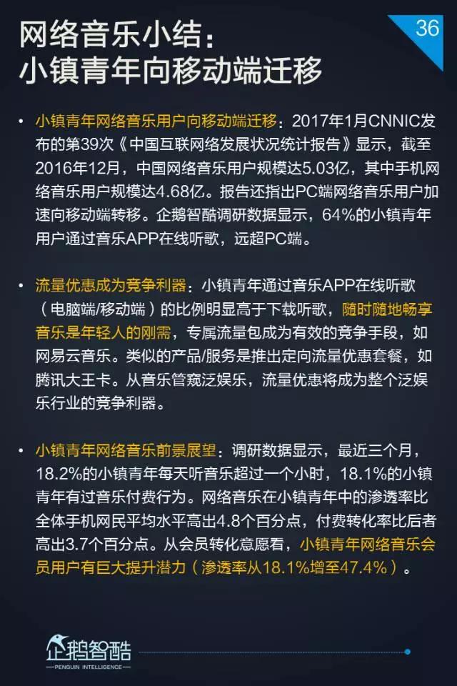 2017小镇青年泛娱乐白皮书：三到六线城市年轻人最爱网游和影视