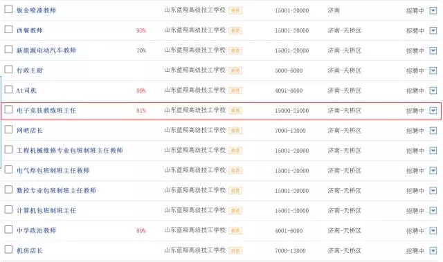 学习电竞哪家强，中国山东找蓝翔！