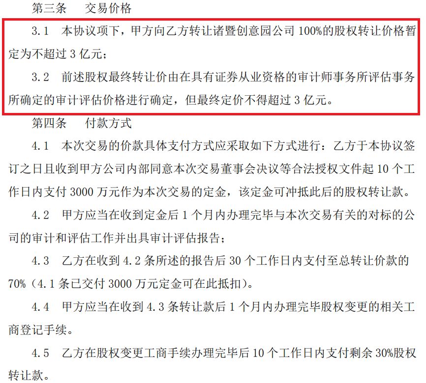 “买买买”引发后遗症，长城影视折价卖诸暨影视城“补血”