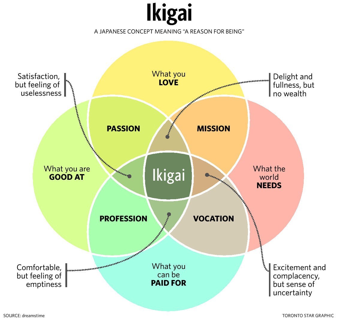 日本哲学“ikigai”：不惑之年，如何明确自己生活的意义？