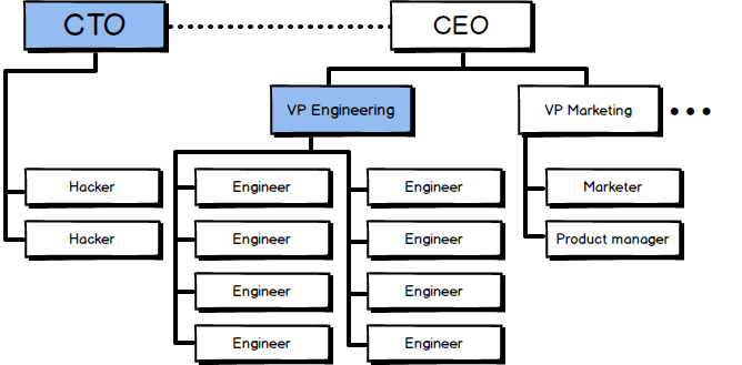 创业公司中，究竟谁才是技术方面的最高领导人，CTO 还是工程副总裁？