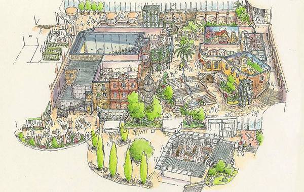 吉卜力主题公园公布概念设计图，预计 2022 年开园
