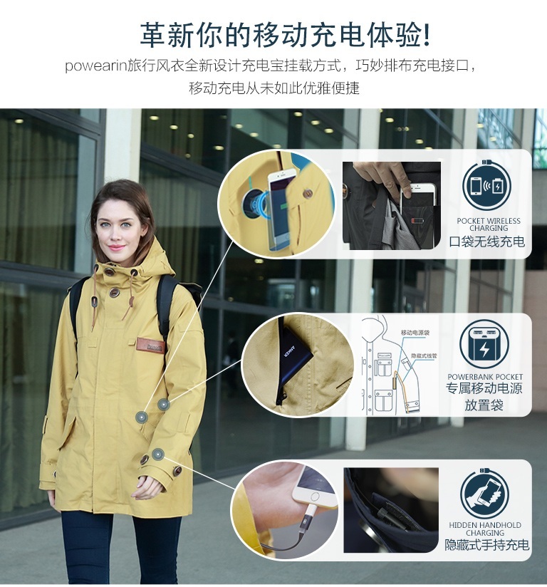 储物功能强大+智能硬件多模块自选，襦匠科技推出智能旅行服装PowearIN 2.0