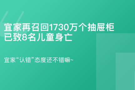 「宜家召回谈资」11月27日