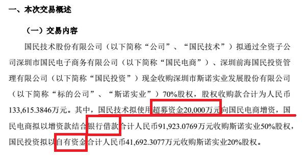 蹊跷收购现真身，刚丢5亿的国民技术打算借钱买个“二手货”？