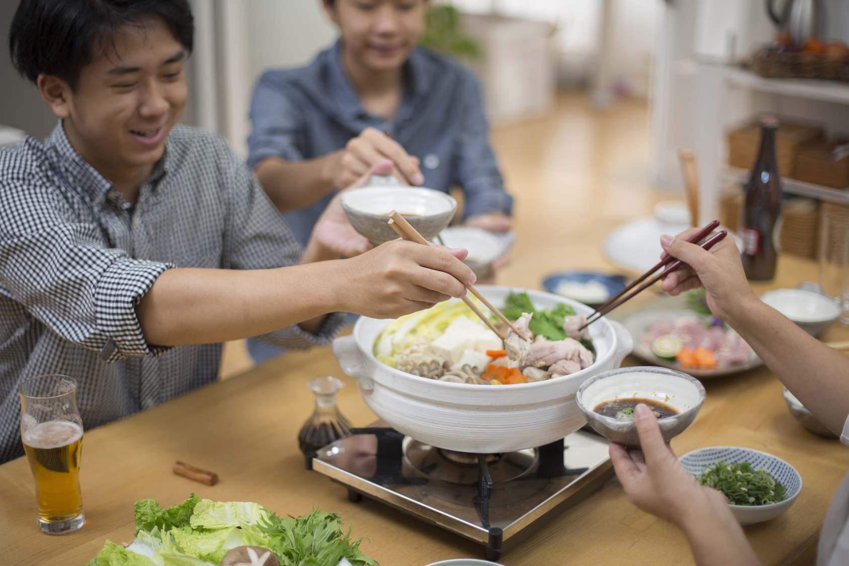 回家吃饭图库图片