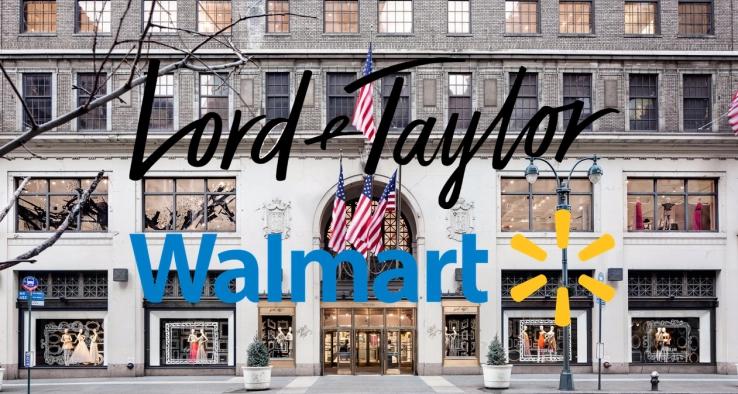 线下店卖给WeWork后，美国奢侈百货品牌Lord&Taylor要上沃尔玛开网店了