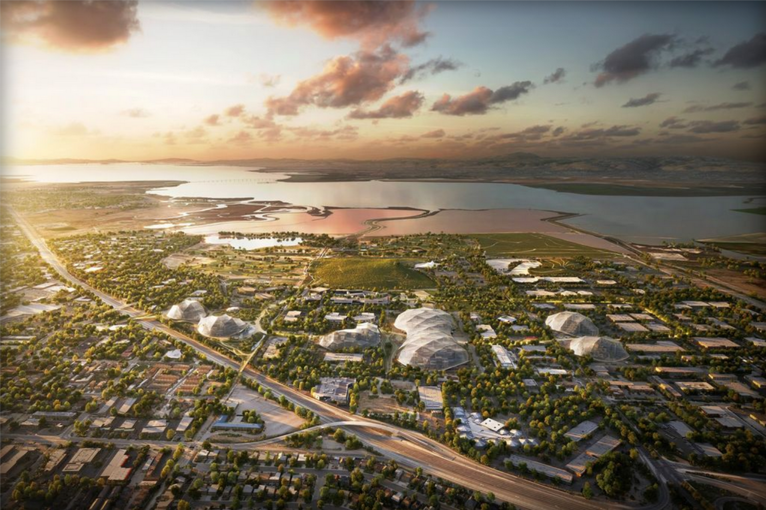 来看看google在山景城的下一个大棚计划