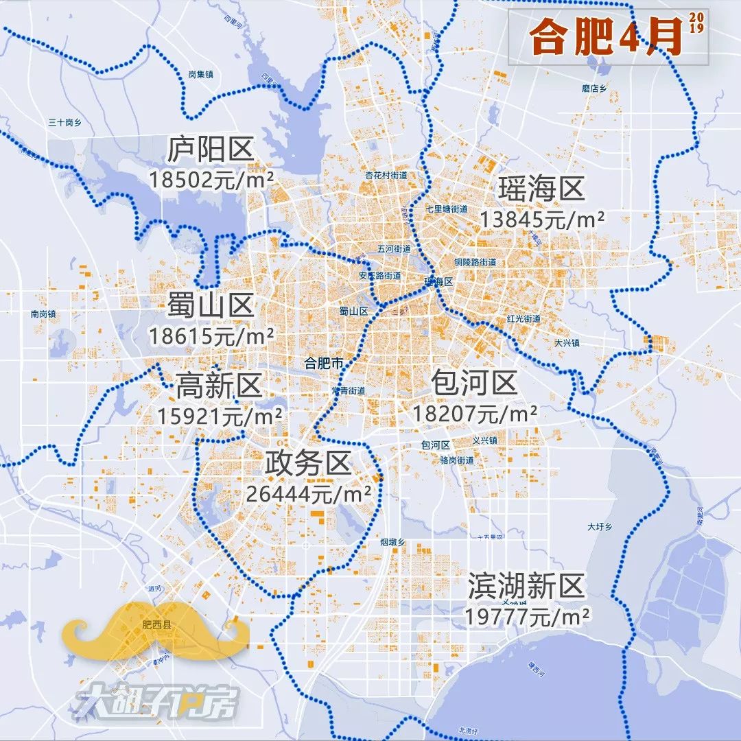 2019年4月热点城市【房价地图】