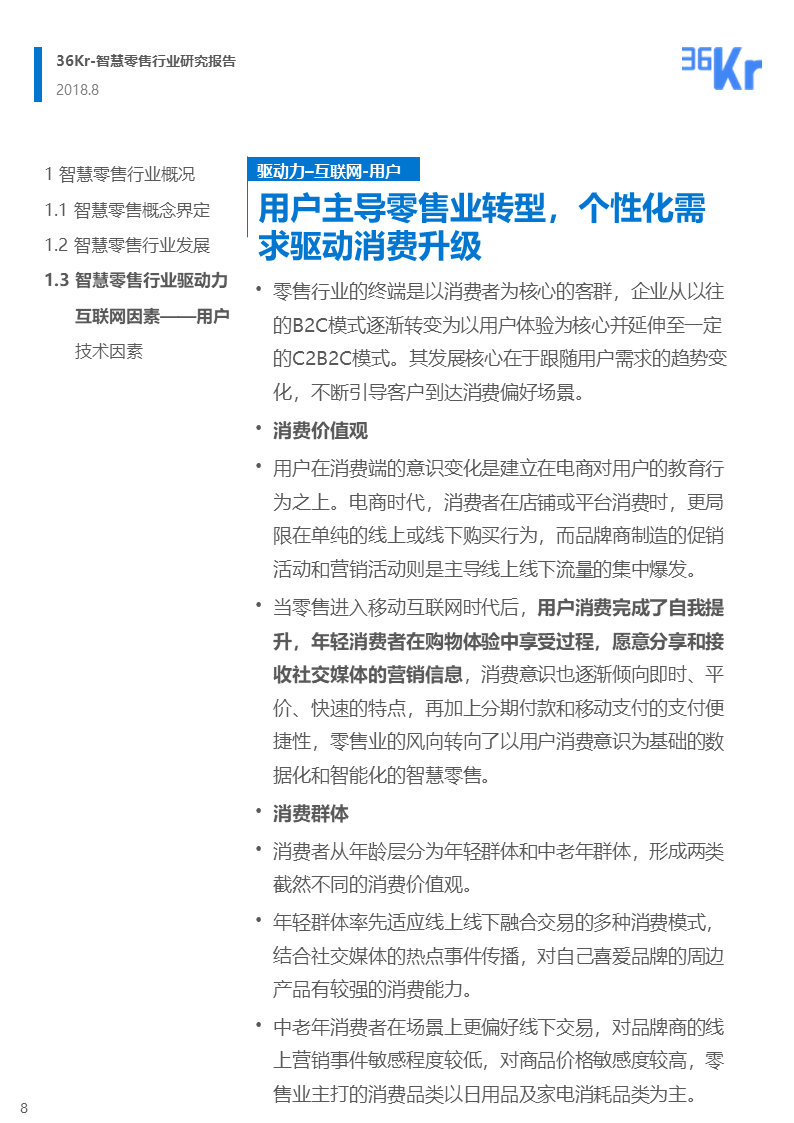 36氪研究 | 智慧零售行业研究报告