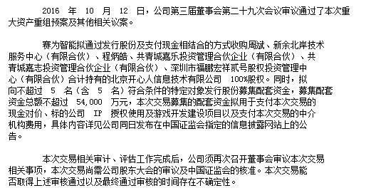 开心网母公司10.85亿元“卖身”，被收购时近九成营收来自移动网络游戏