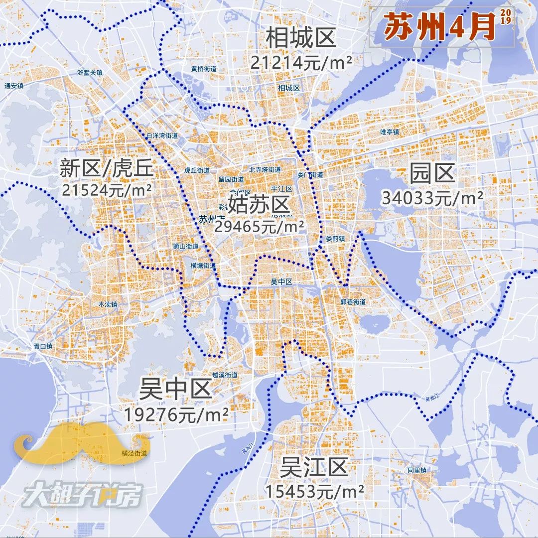 2019年4月热点城市【房价地图】
